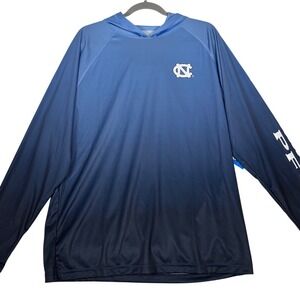 Columbia PFG Super Tackle Hoodie Mens L NWT UNC Tar Heels Fishing Sun Protection